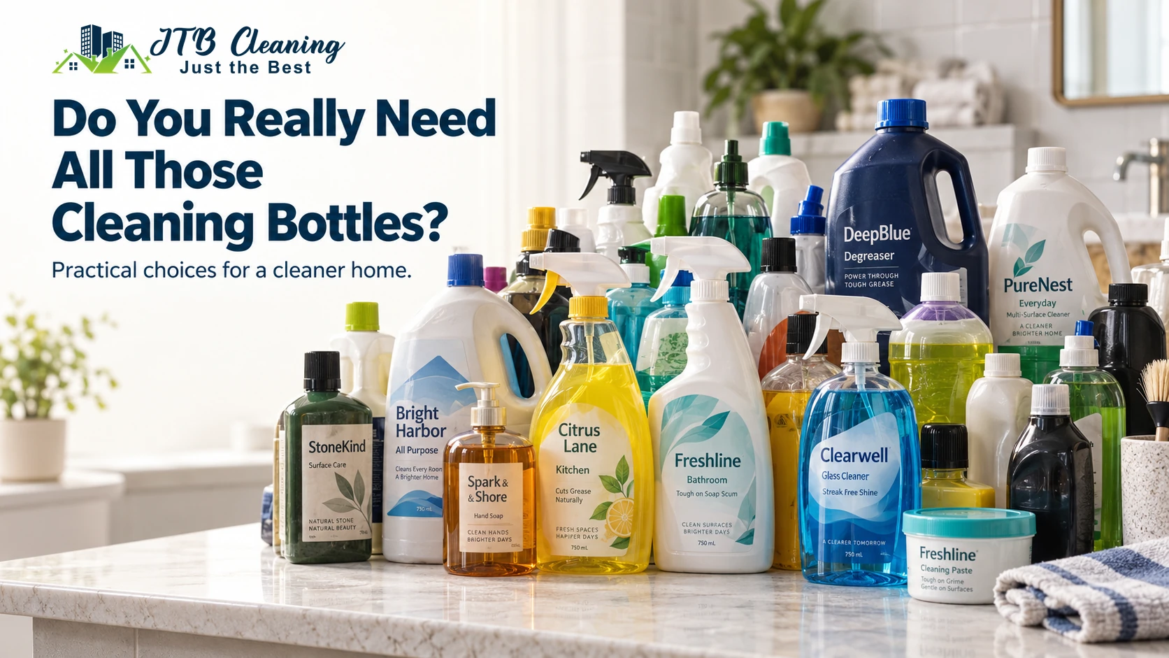 Do You Really Need All Those Cleaning Bottles?