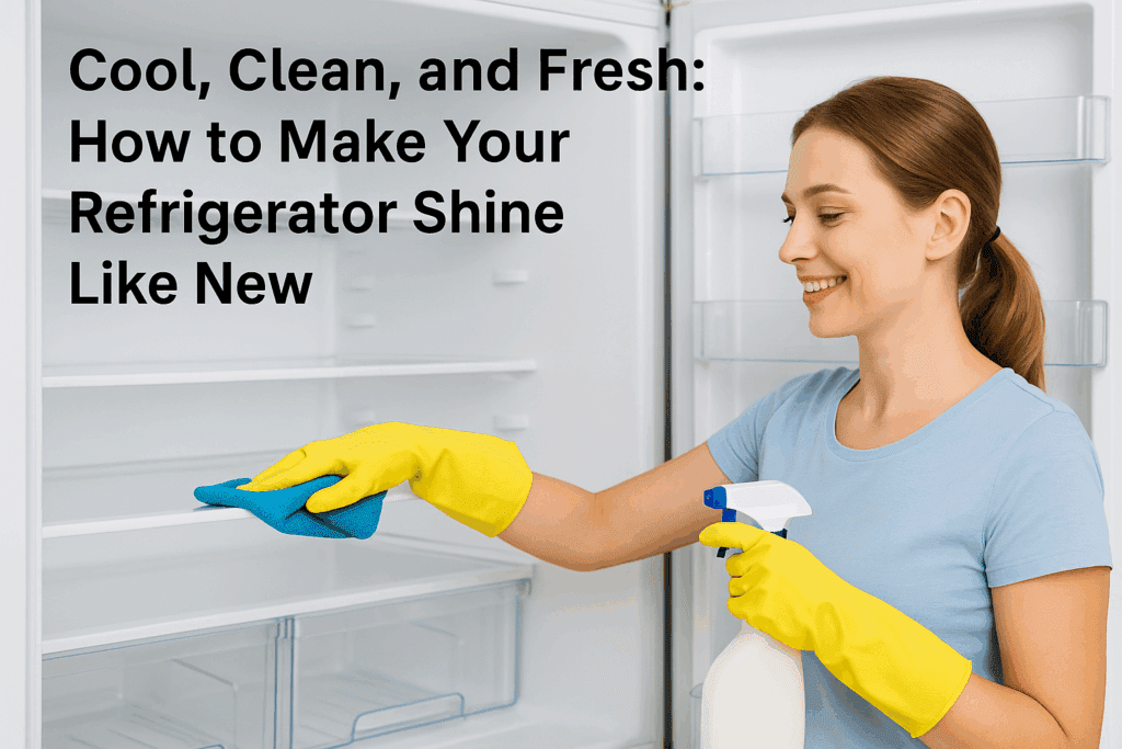 how to clean a refrigerator